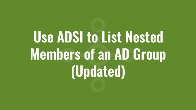 powershell adsi winnt list group members